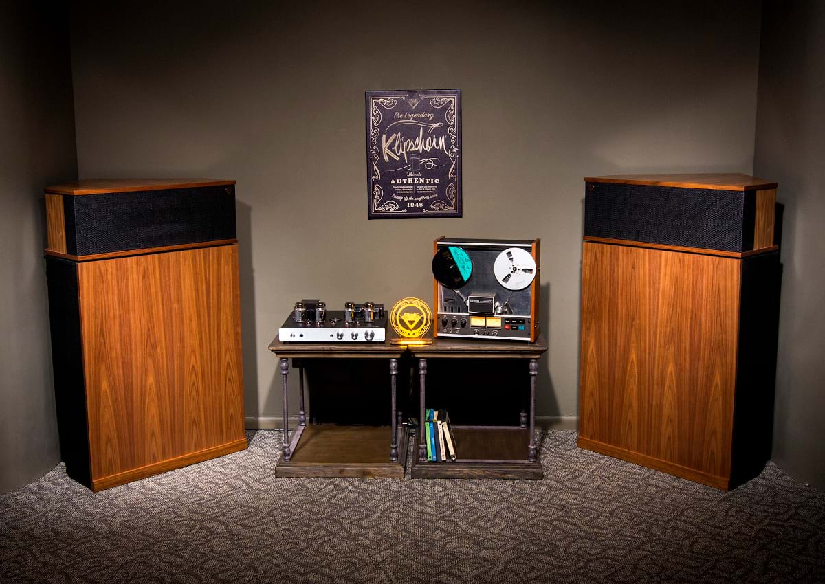 Klipsch heritage speaker series display