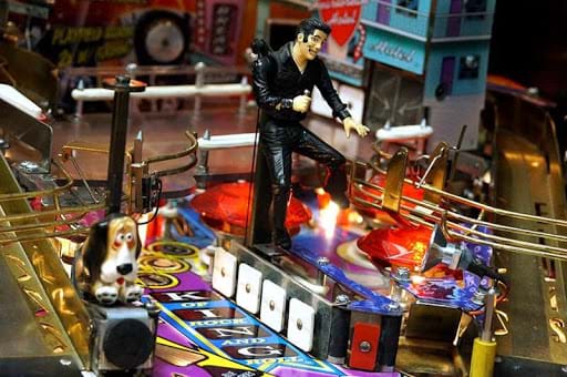 Exclusive Elvis Pinball Machine